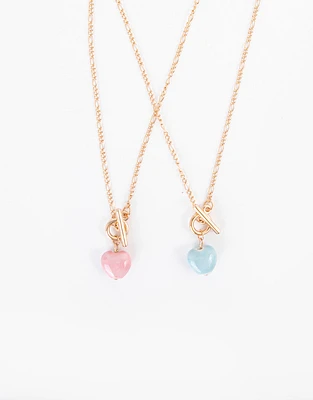 Collares para compartir corazón