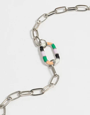 Pulsera con gancho esmaltado