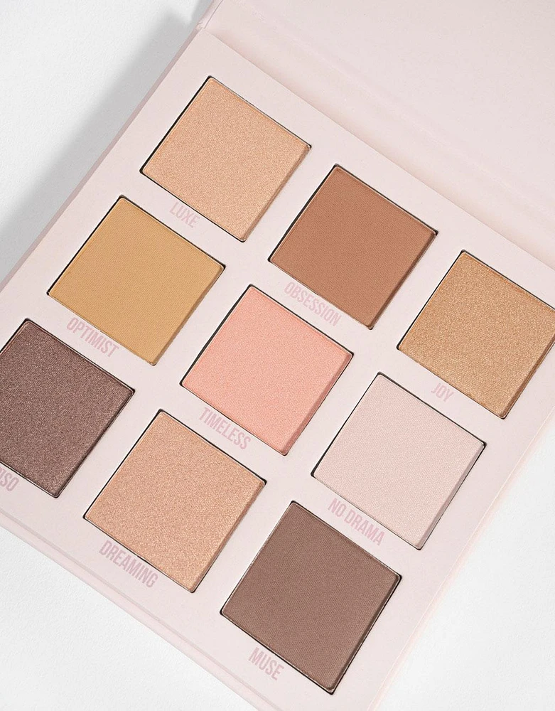 Paleta de sombras nude "monochromatic"