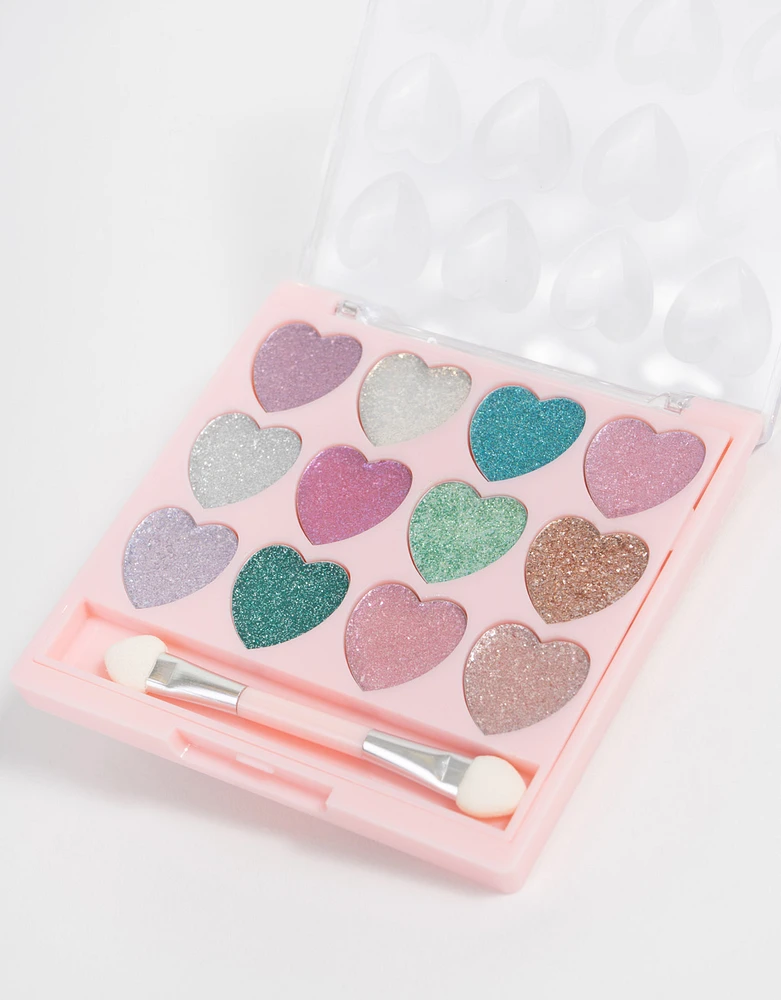 Paleta de sombras con glitter "make it fun