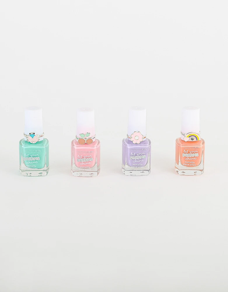 Set de esmaltes con anillitos