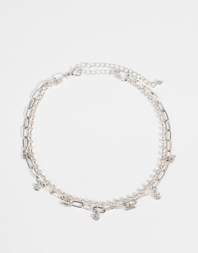 Choker bañado en plata