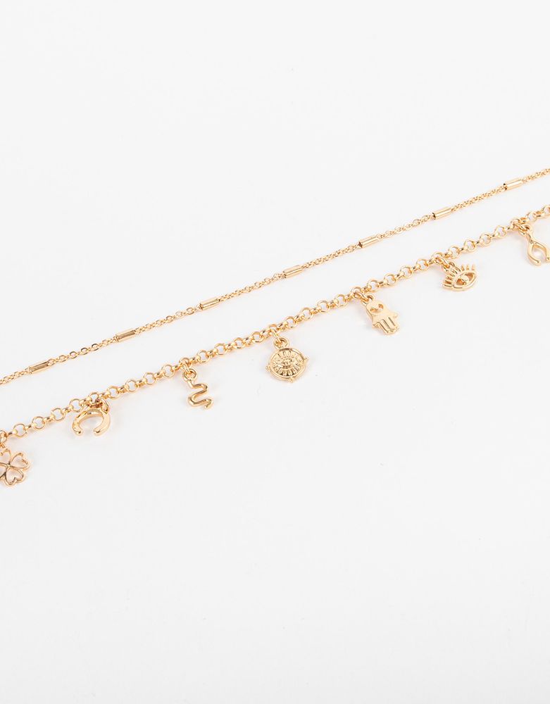 Chokers set bañado en oro