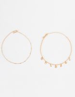 Chokers set bañado en oro