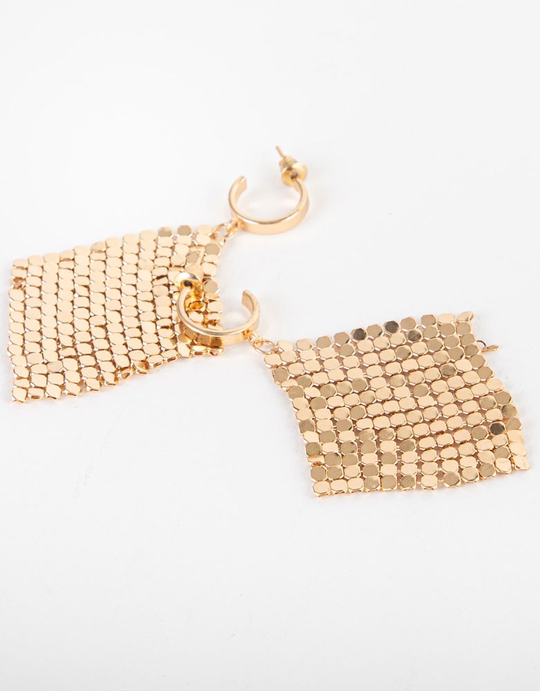 Aretes colgantes mesh