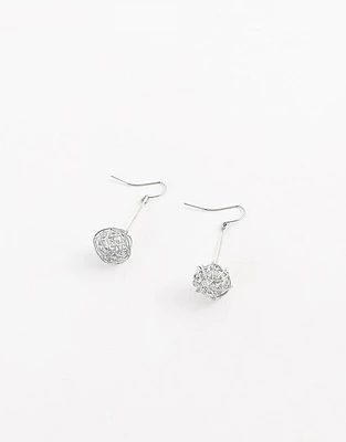 Aretes colgantes alambrados