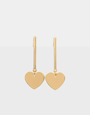 Aretes con corazón