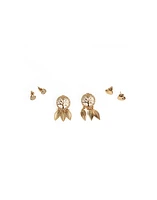 Aretes sets bañada en oro