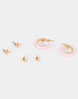 Aretes sets esmaltado