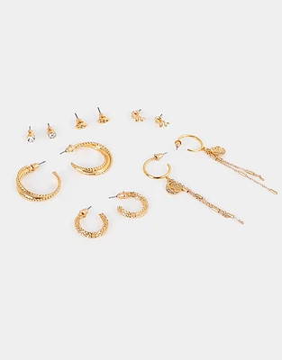 Aretes set bañado en oro