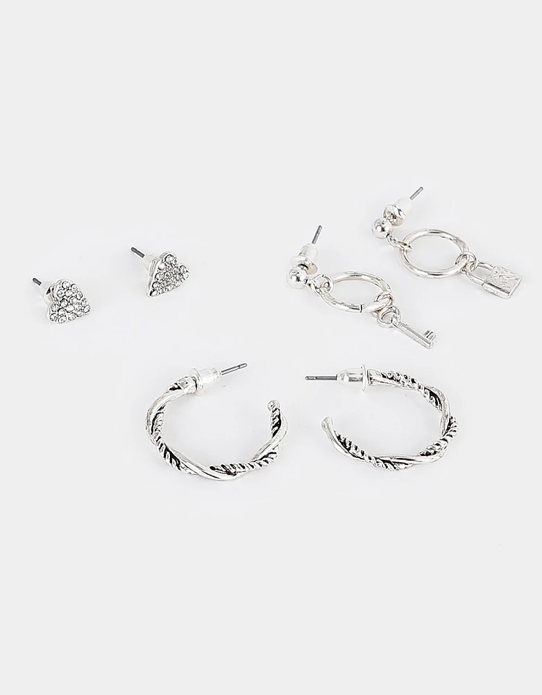 Aretes sets bañada en plata