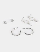 Aretes sets bañada en plata