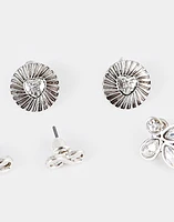 Aretes sets bañada en plata