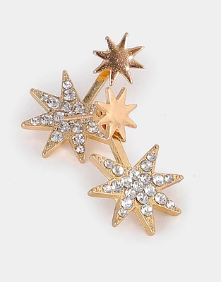 Aretes pasantes de estrellas