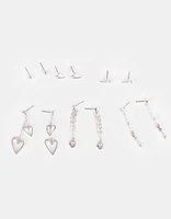 Aretes sets bañado en plata