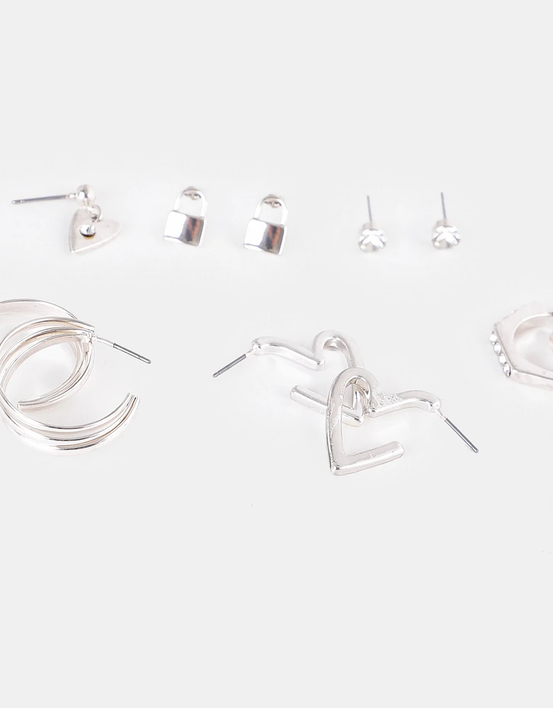 Aretes sets bañado en plata