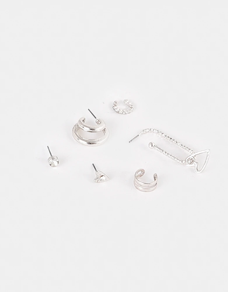 Aretes sets bañado en plata