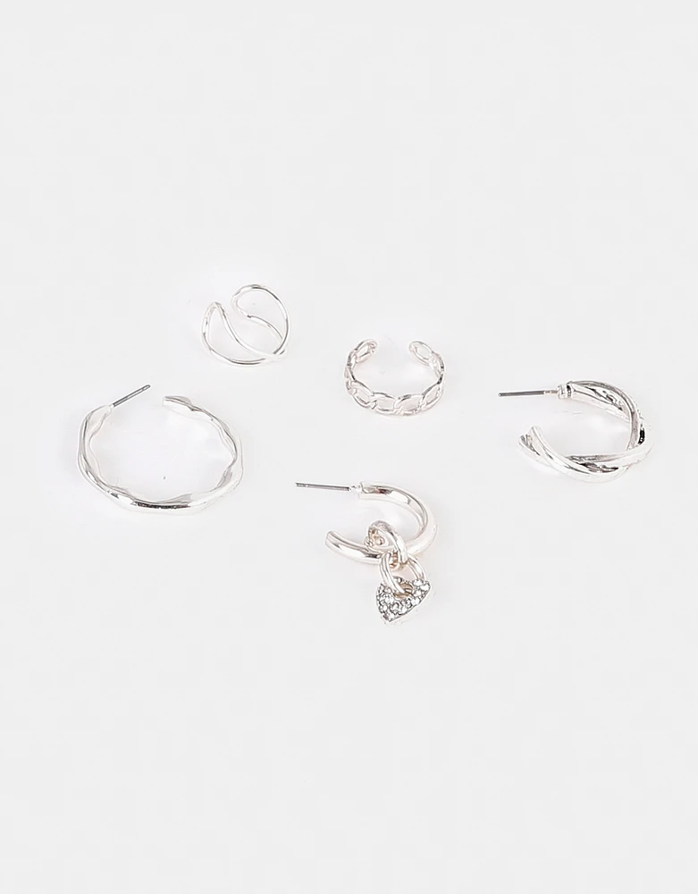 Aretes sets bañado en plata