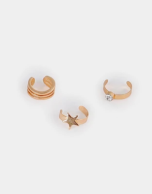 Cuff set con estrella