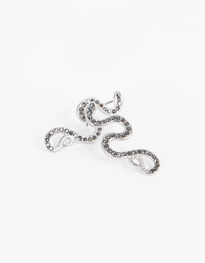 Aretes colgantes snake