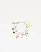 Pulsera infantil con mostacillas y dijes