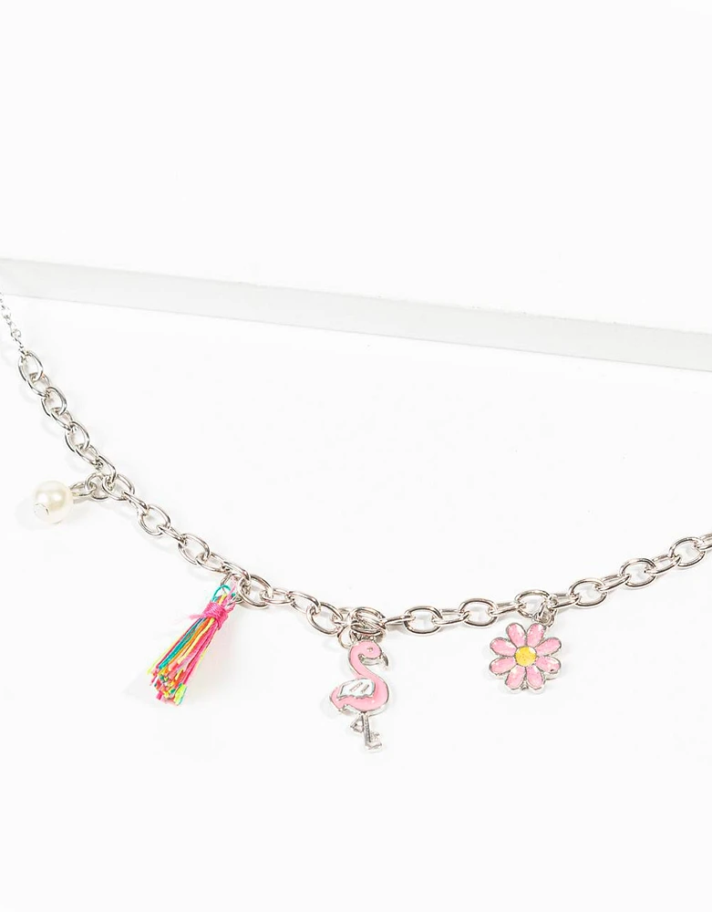 Collar con dijes infantiles