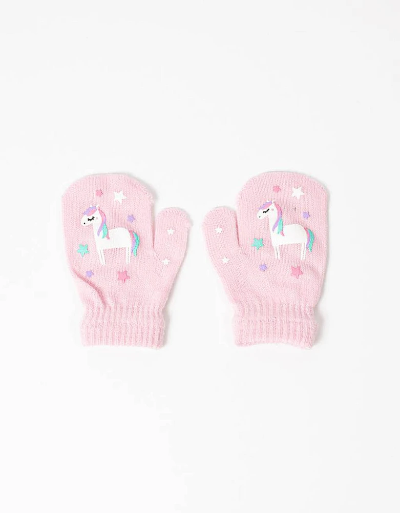 Guantes infantiles unicornio