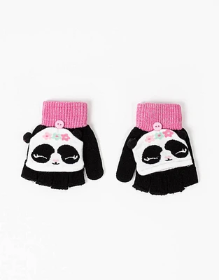 Guantes infantiles panda