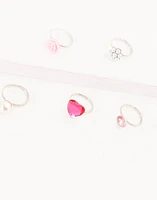 Set de 5 anillos infantiles