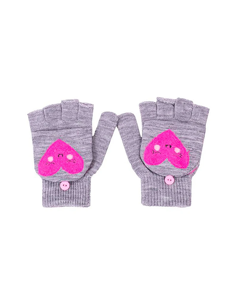 Guantes infantiles corazón