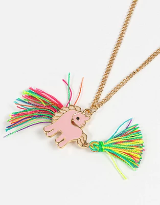 Collar infantil con unicornio