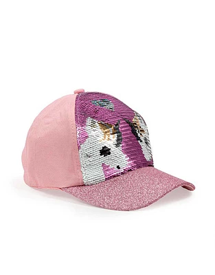 Cap infantil unicornio lentejuelas