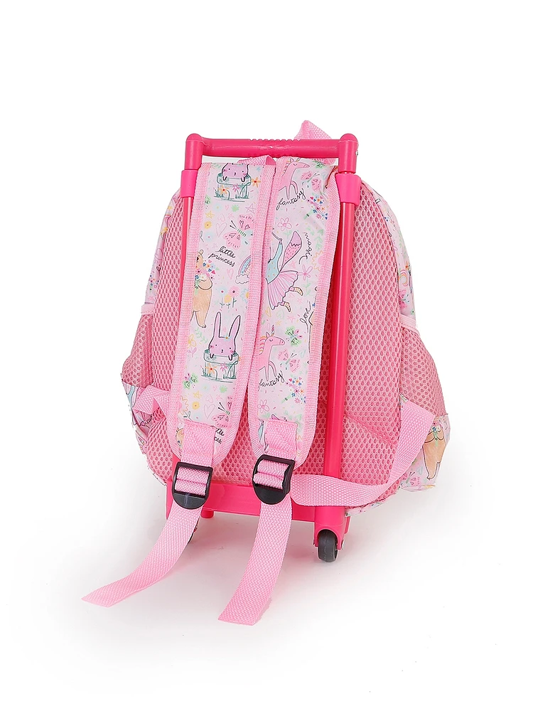 Mochila carrito infantil estampa animalitos