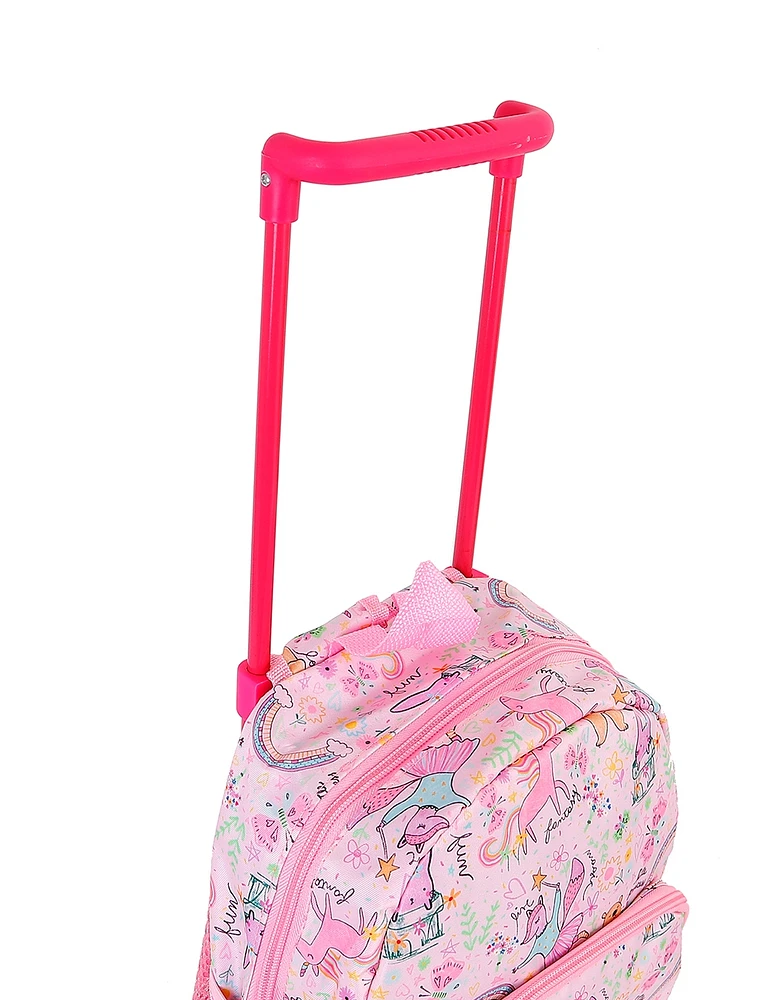 Mochila carrito infantil estampa animalitos