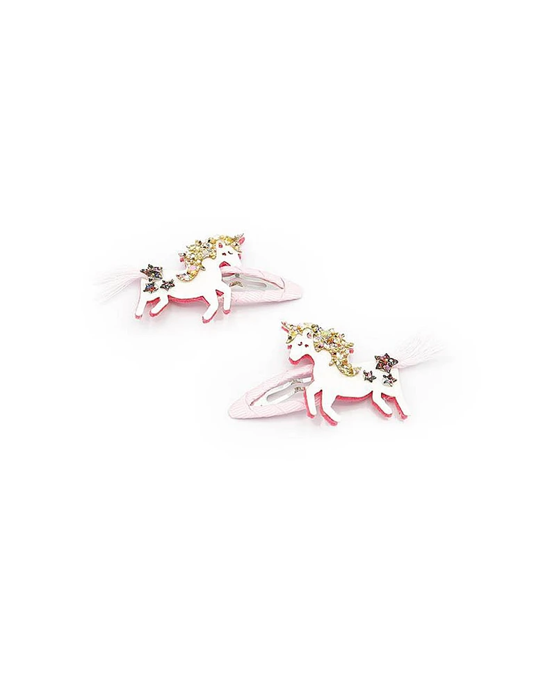 Broches set unicornio