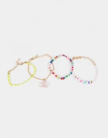 Set de 4 pulseras love