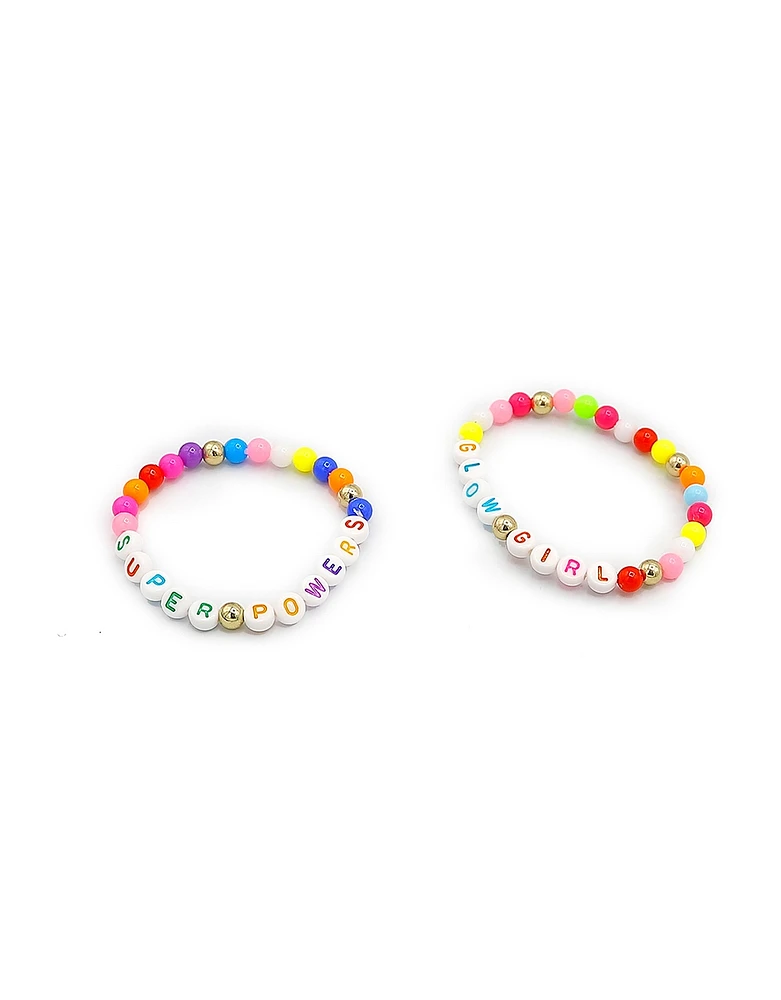 Set pulseras infantiles x 2