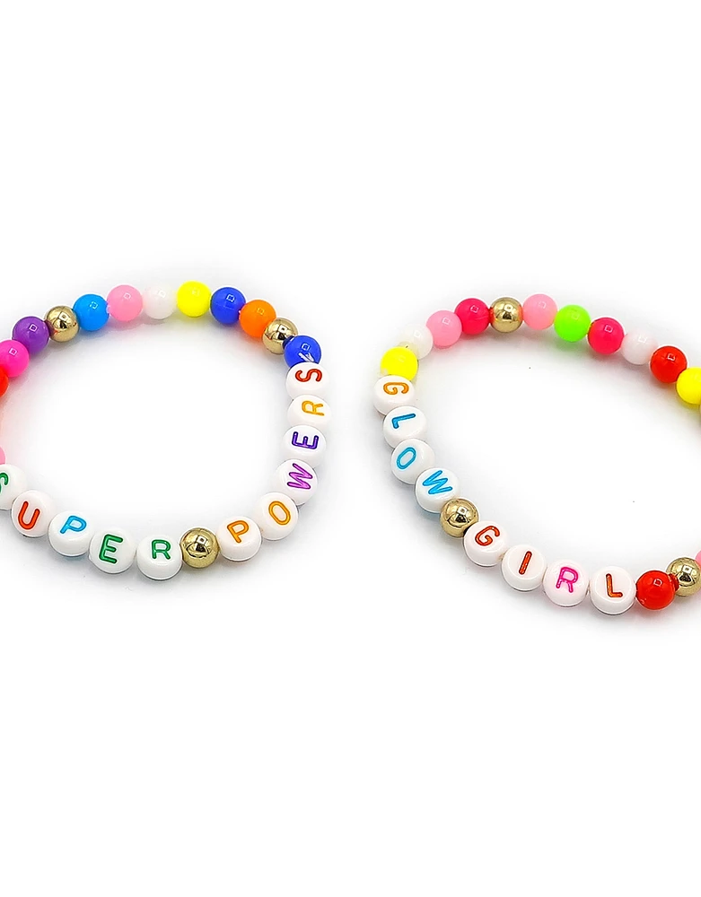 Set pulseras infantiles x 2