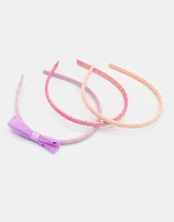 Set diademas infantiles x 3