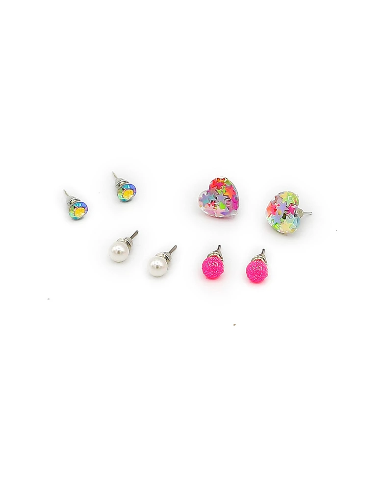 Aretes infantiles set x 4