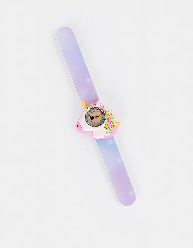 Reloj infantil slap unicornio