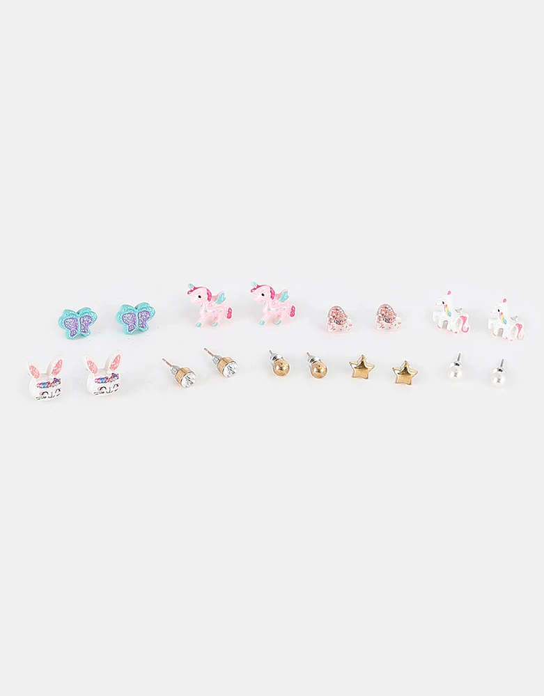 Aretes infantiles set x 9