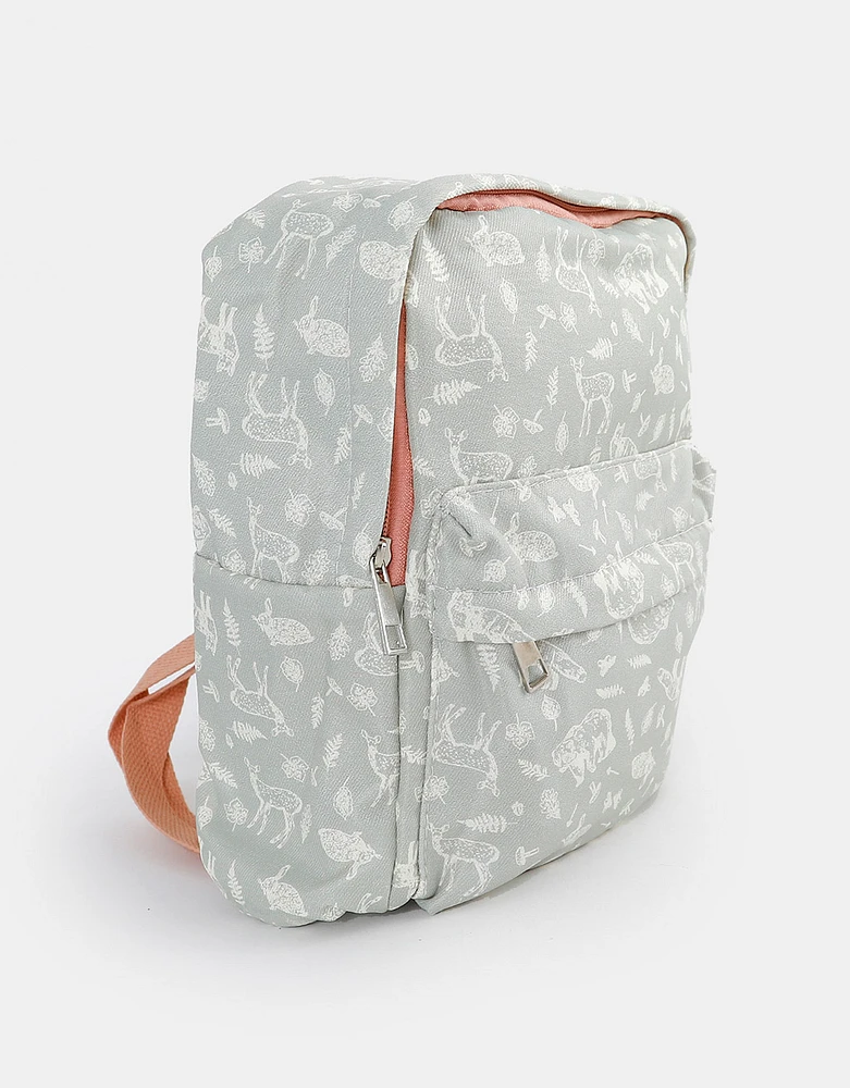 Mochila infantil estampa bosque