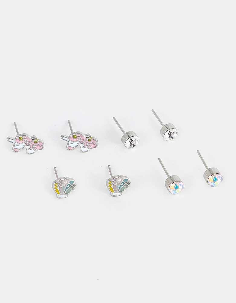 Aretes infantiles set x 4