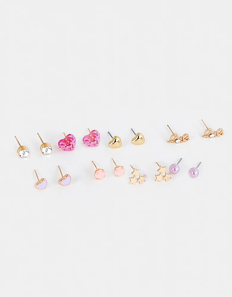 Aretes infantiles set x 8