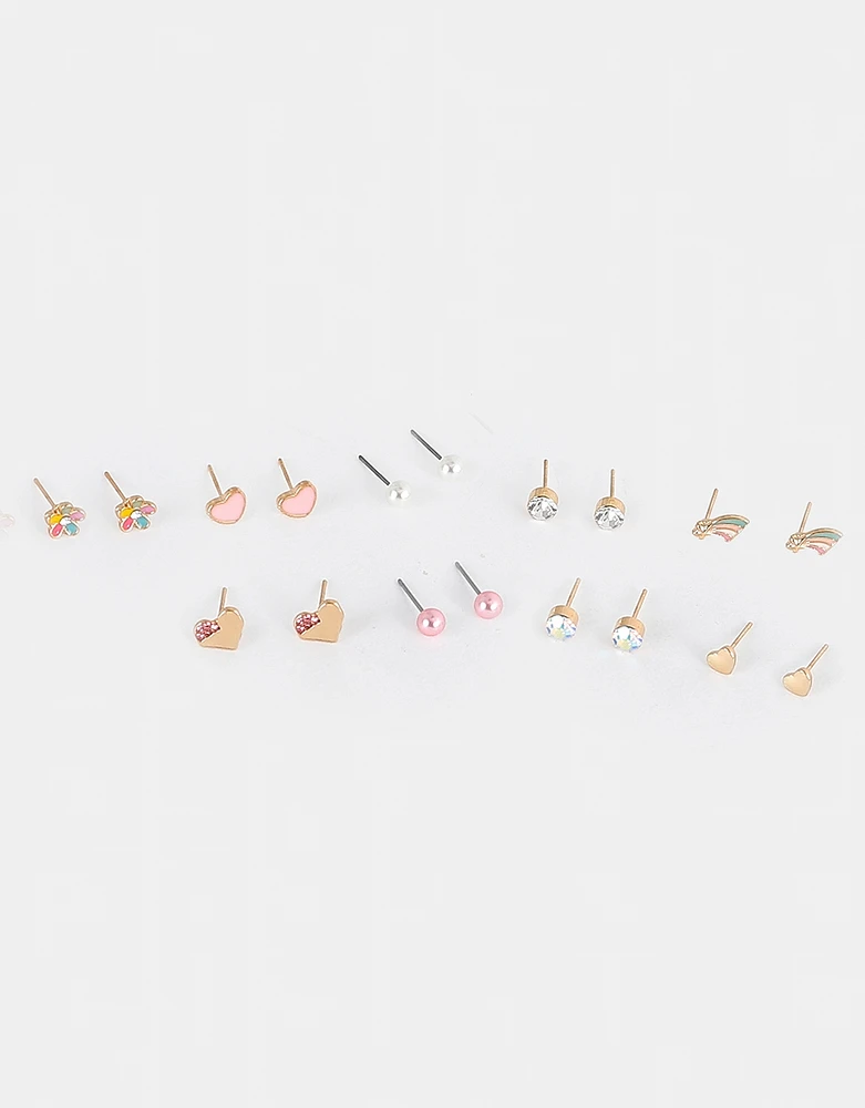 Aretes infantiles set x 9