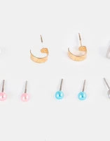 Set de 9 aretes infantiles