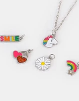 Collar con dijes unicornio