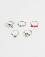 Set de anillos infantiles