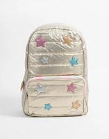 Mochila matelasse con estrellitas